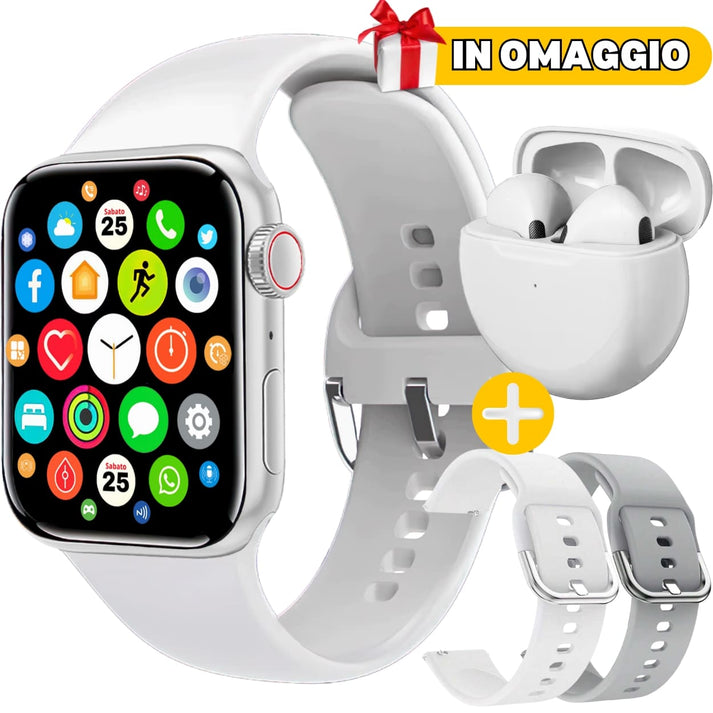 ChronosWatch GT10 + 2 Cinturini + Cuffie Wireless IN OMAGGIO🎁