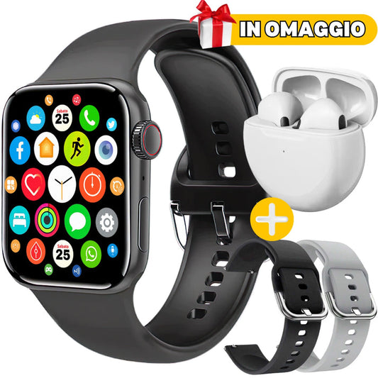 ChronosWatch GT10 + 2 Cinturini + Cuffie Wireless IN OMAGGIO🎁